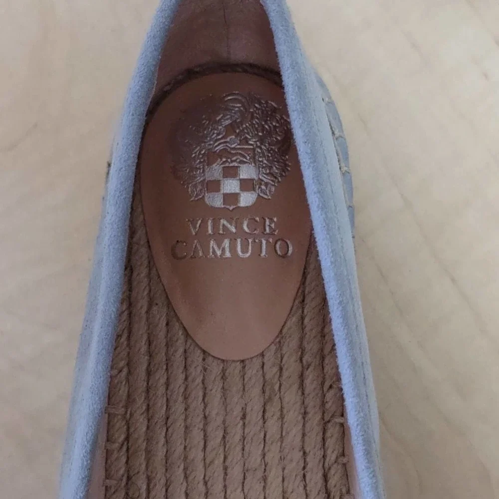 Vince Camuto Chambray Suede Espadrilles Sandals - Picture 5 of 14